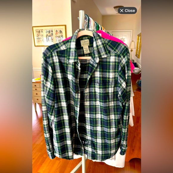 L.L. Bean Tops - Llbean flannel